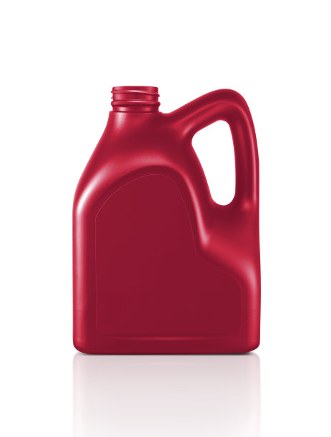 塑料罐隔离在白色背景图片下载