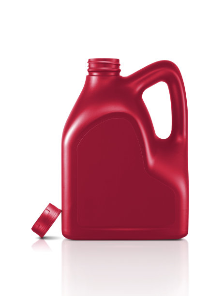 塑料罐隔离在白色背景图片下载