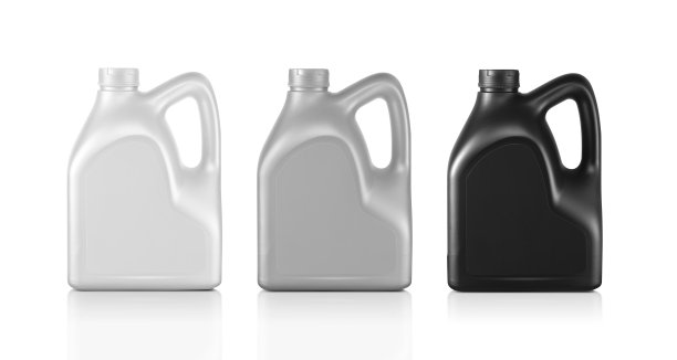 塑料罐隔离在白色背景图片下载