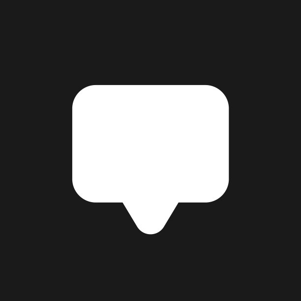 离开注意暗模式字形UI图标图片下载