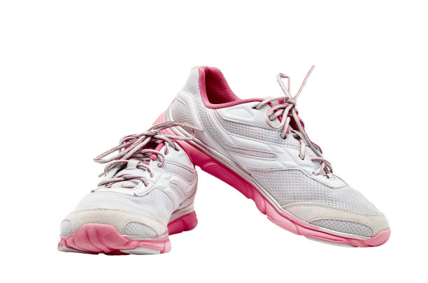 一双鞋子在白色背景上是隔离的图片下载