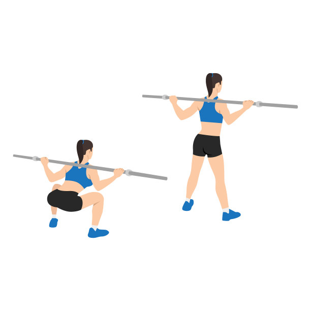 女子做宽站相扑深蹲练习图片下载