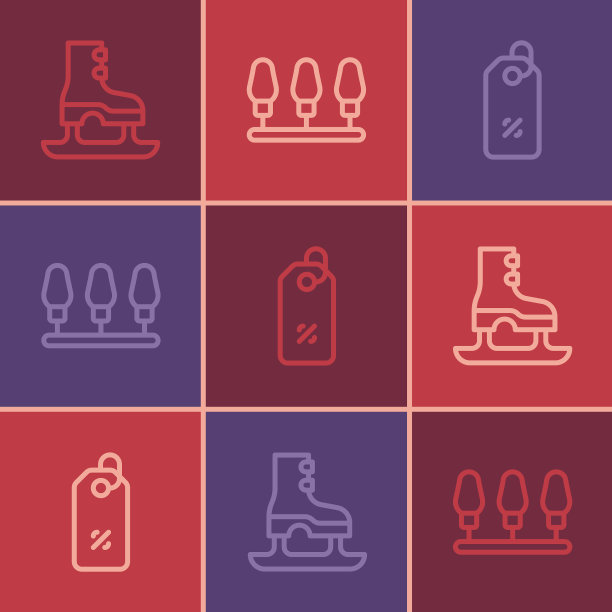 设置溜冰鞋折扣百分比标签和图片下载