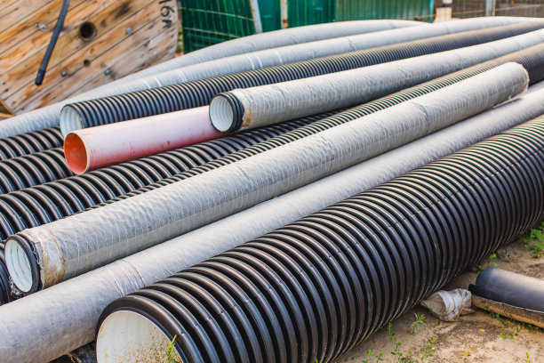 管道材料。波纹污水管图片下载