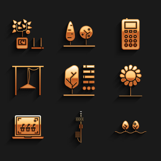 设置植物状态独立传感器花智能图片下载