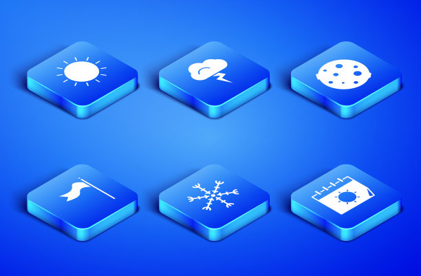 集日历和太阳太阳雪花气象图片下载