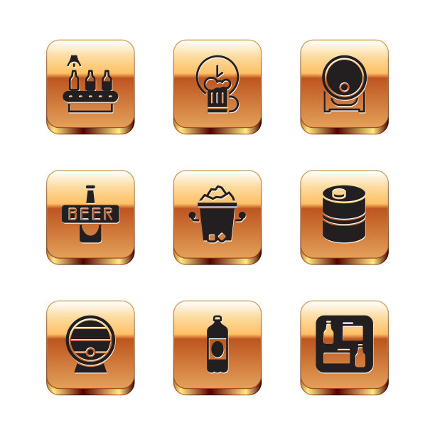 设置传送带啤酒木桶架图片下载