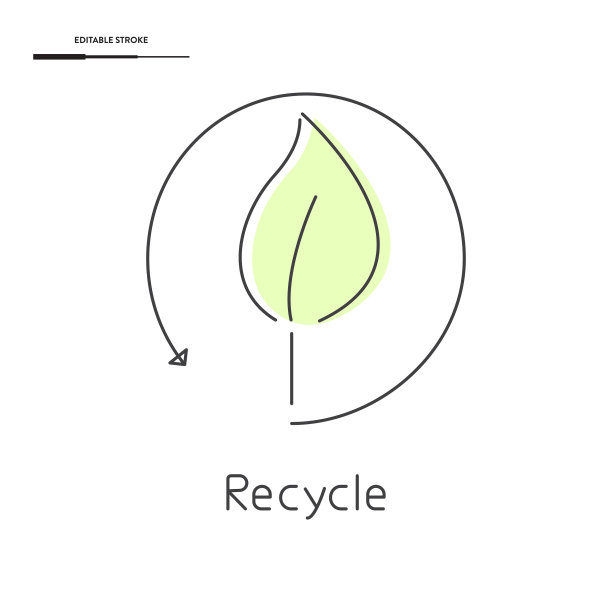 生态友好图标矢量设计。图片下载
