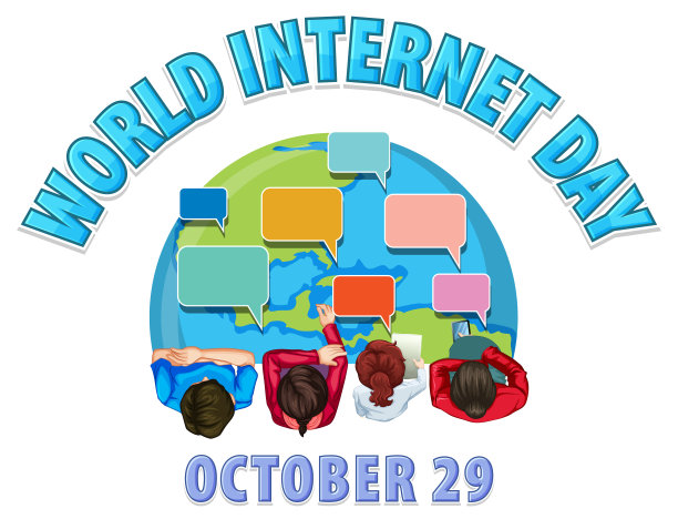 世界互联网日旗帜设计图片下载
