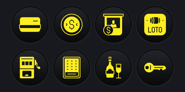 设置老虎机彩票香槟瓶图片下载