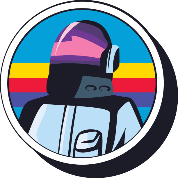 平的宇航员徽章图片下载