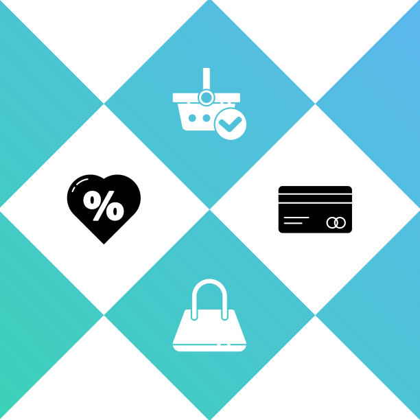 在心形手提包内设置折扣百分比标签图片下载