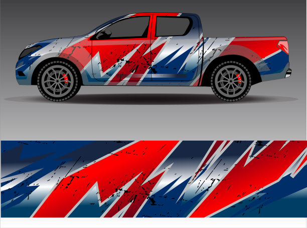 汽车包装图形赛车抽象背景图片下载
