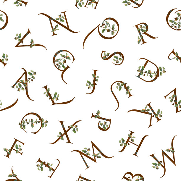 破旧别致的字母图案图片下载