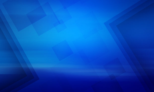蓝色方块瓷砖渐变技术抽象背景图片下载