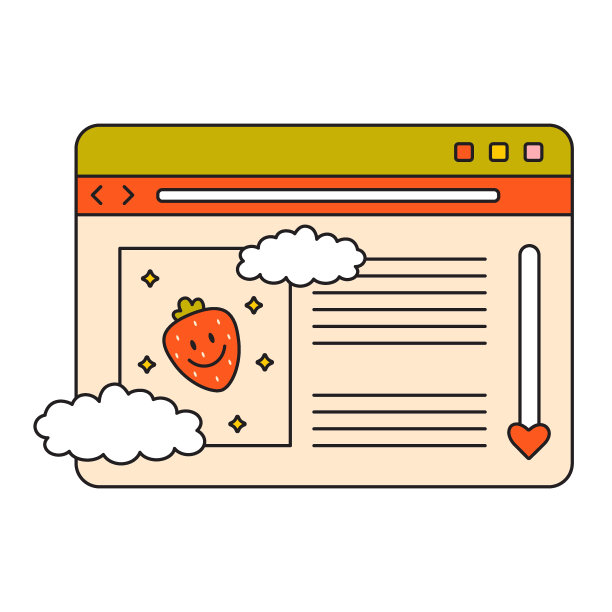 矢量插图的复古电脑窗口图片下载