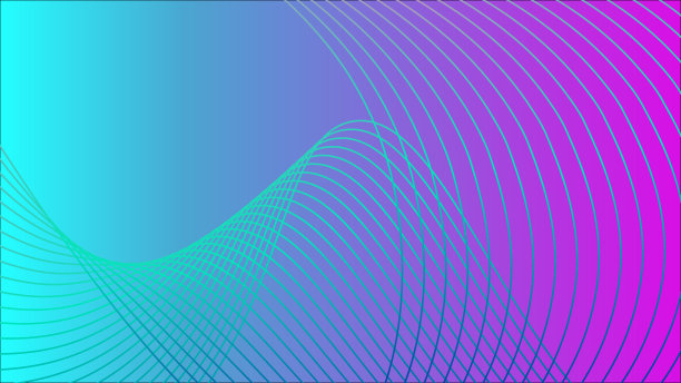 Web抽象波浪背景，蓝色，粉色，过渡。对于横幅，壁纸，小册子，登陆页。图片下载
