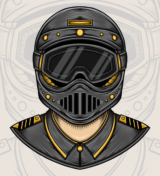 经典的自行车插图图片下载