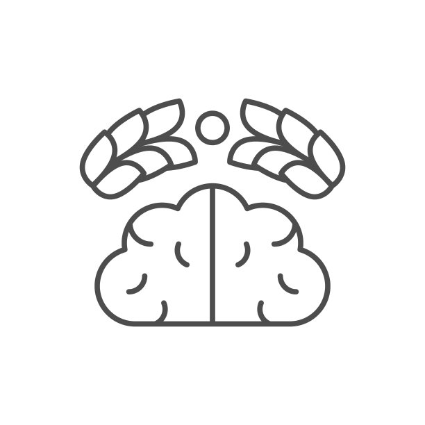 智慧赢家线条轮廓图标图片下载