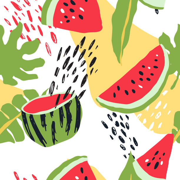 最小的夏季时尚瓷砖无缝图案图片下载