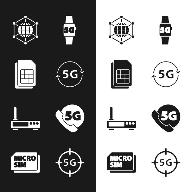 设置5g网络sim卡社交智能手表图片下载