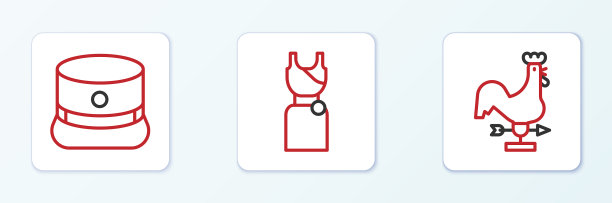 集行雄鸡风向标凯皮和女人图片下载