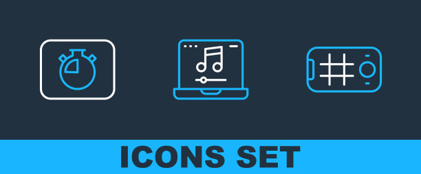 在移动秒表和笔记本电脑上设置直线自拍图片下载