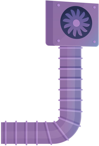 有管道供应的机械通风系统图片下载