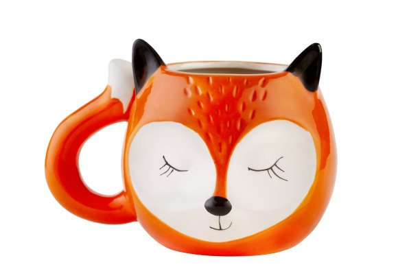 狐狸柄的杯子，隔离图片下载