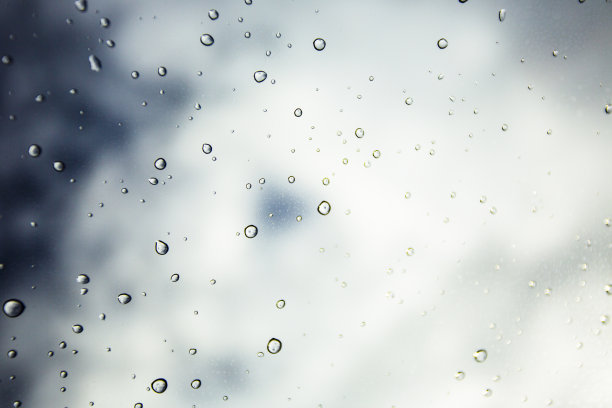 雨滴落在窗玻璃纹理上图片下载