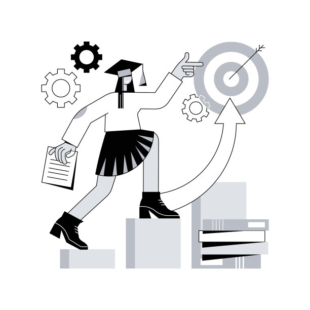 教育轨迹抽象概念图片下载