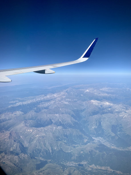 飞机上的景色图片下载
