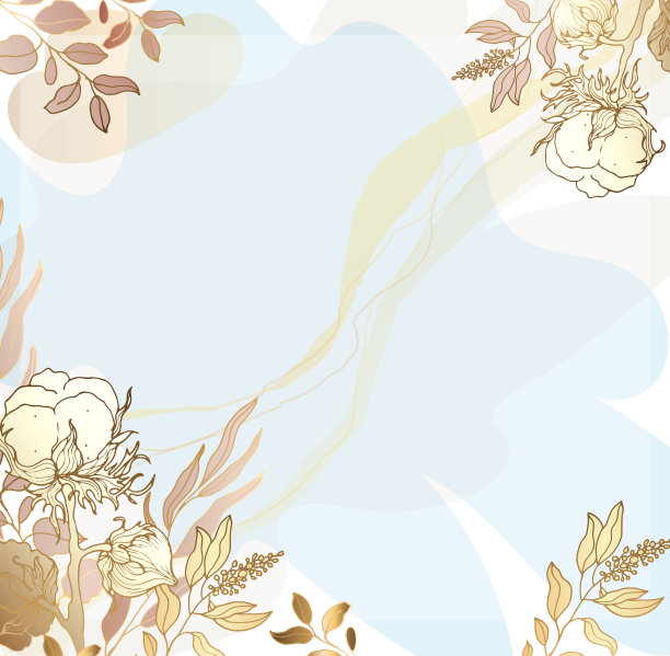 金色抽象时髦的方形背景与图片下载