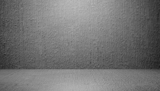 空墙灰色房间，水泥工作室背景图片下载