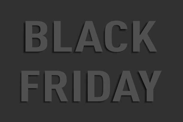 黑色星期五的黑色背景。矢量图图片下载