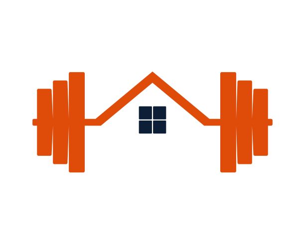 里面有房子形状的杠铃图片下载