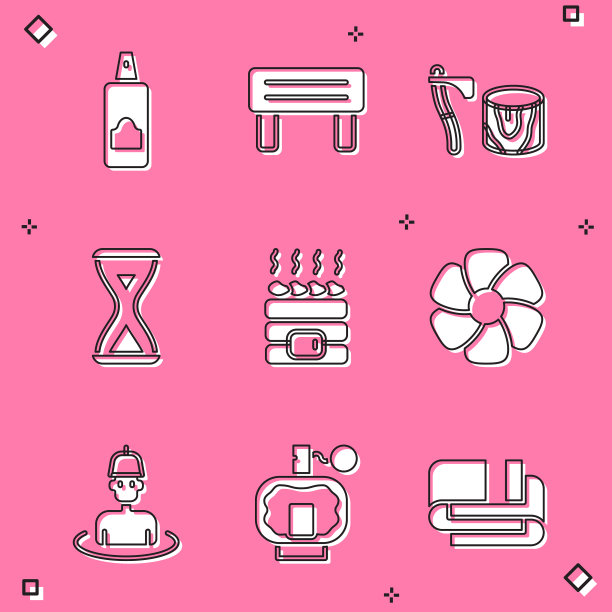 定型喷雾罐用于发胶蒸桑拿木凳图片下载