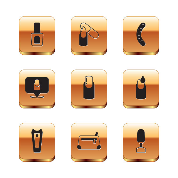 套瓶指甲油指甲刀具化妆品图片下载