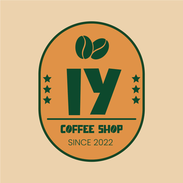 现代咖啡店标志设计高品质图片下载