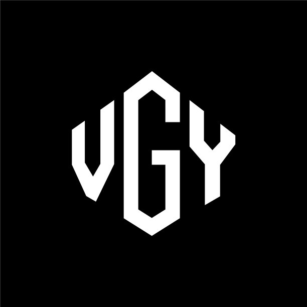 VGY字母标志设计与多边形图片下载
