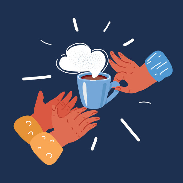 手拿咖啡杯图片下载