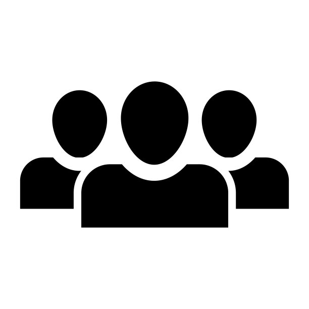 团队合作矢量图标。团队里的人简单孤立的符号符号。人们签名，白色背景上的线性图案图片下载