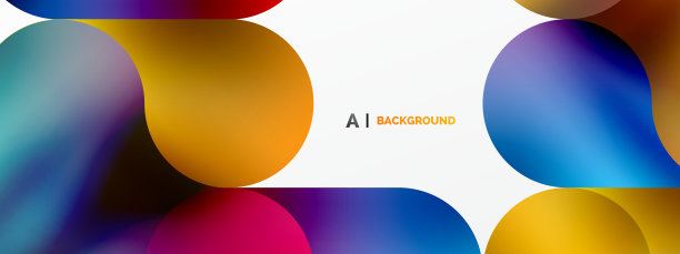 圆形形状和圆形几何抽象图片下载