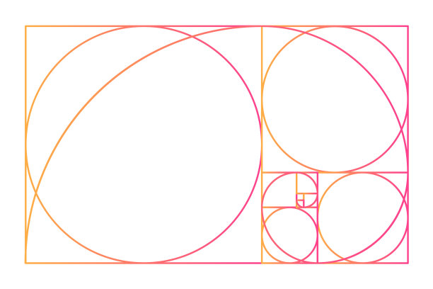 黄金比例极简图标几何形状图片下载