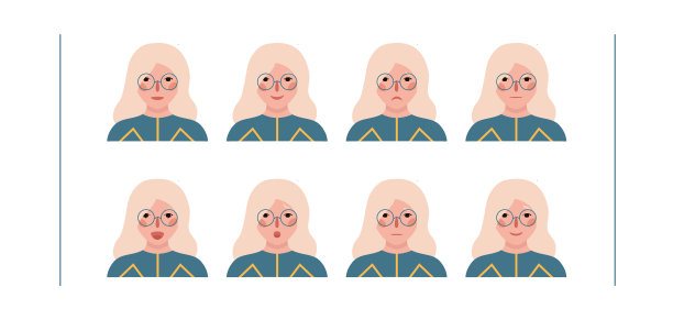 少女肖像套装图片下载