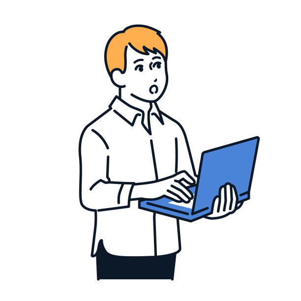 惊讶的年轻人矢量插图材料图片下载