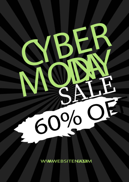 网络星期一销售海报传单设计图片下载