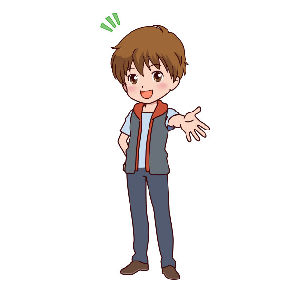 男孩各种姿势的剪辑艺术图片下载