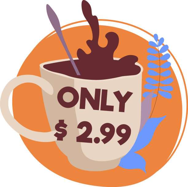 咖啡厅的折扣和促销活动图片下载