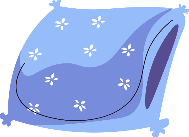 枕头软垫与花卉案件装饰图片下载